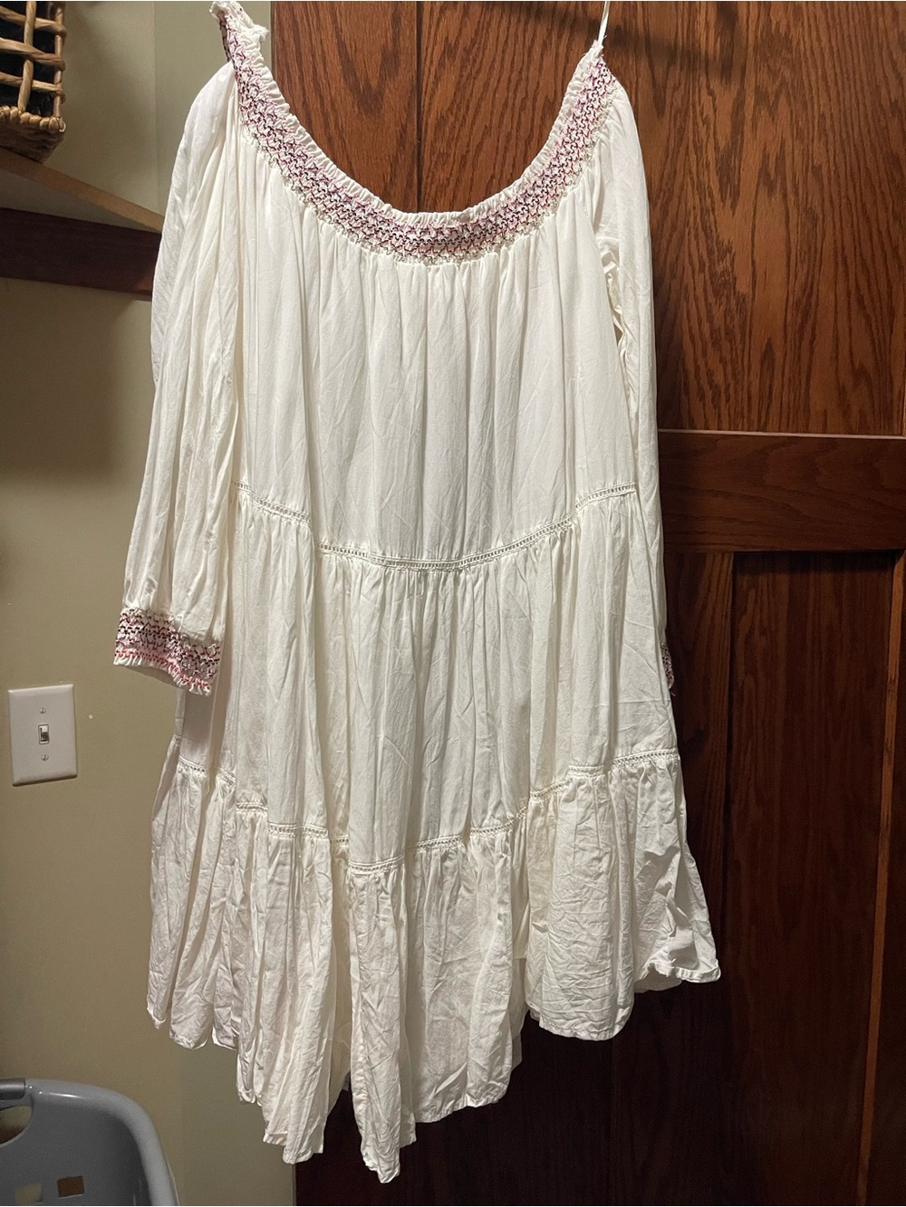 Free People embroidered off the shoulder dress - Picture 3 of 5